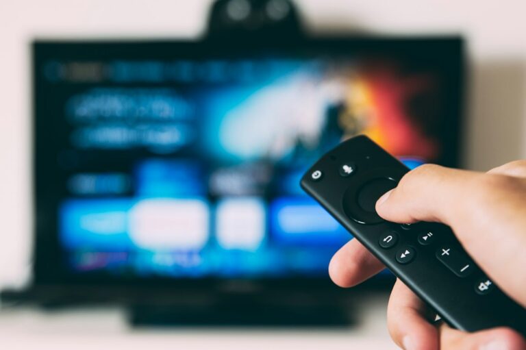 Televisor en un ambiente doméstico